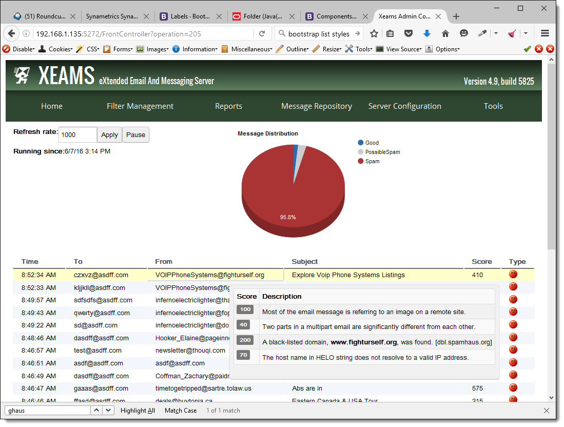 website monitor email